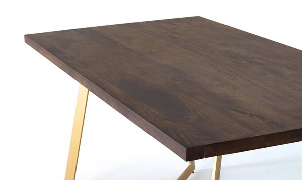 Esstisch 1469 Braun - Massivholz - 90 x 76 x 170 cm