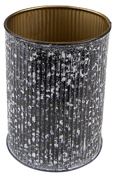 Teelichthalter Vannes Schwarz - Metall - 9 x 12 x 9 cm