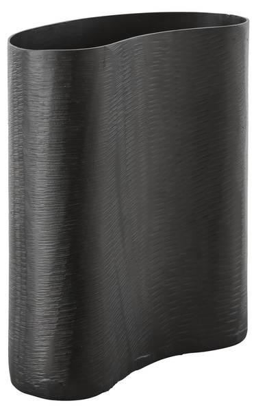 Vase RESVIK Schwarz - Metall - 8 x 22 x 18 cm