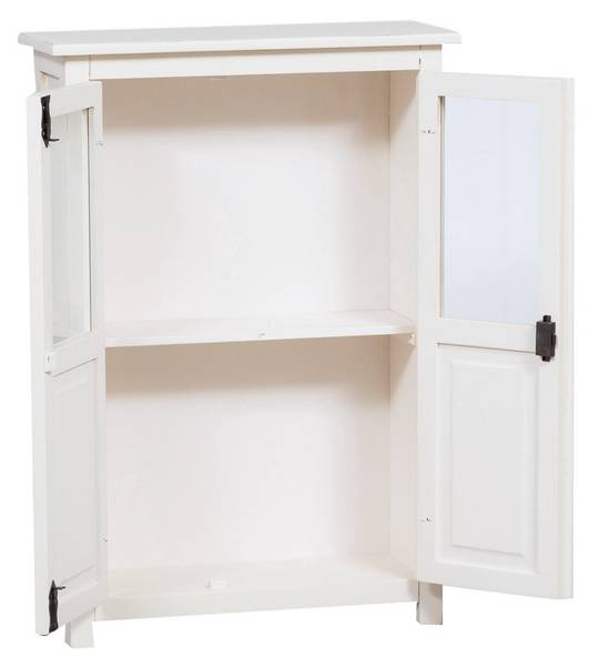 Vitrinenschrank NINA Weiß