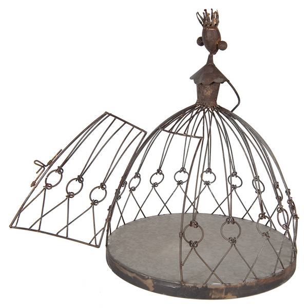 Pflanzenhalter Lilysi Braun - Metall - 44 x 57 x 44 cm