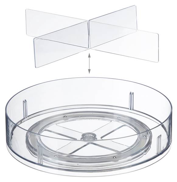 Organiseur pour frigo PVC - 27 x 7 x 27 cm