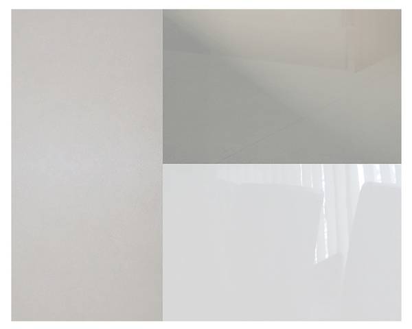 Küchenzeile ESSEN M1 (Teilauszug) Grau - Weiß - Stahl - 320 x 207 x 290 cm