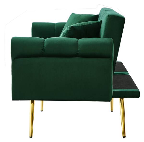 2-Sitzer-Schlafsofa Lelantos Ⅲ Grün