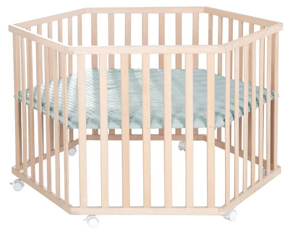 Laufgitter Lil Planet Beige - Massivholz - 119 x 73 x 104 cm