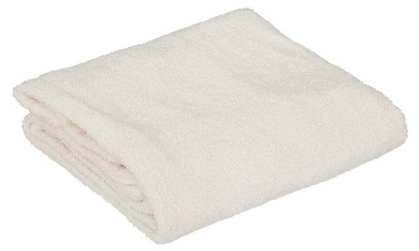 Plaid JAIKO Blanc - Textile - 120 x 1 x 160 cm