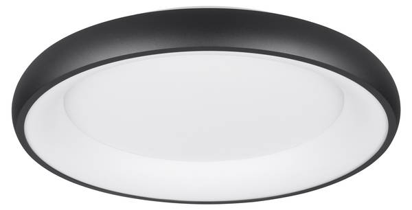 Deckenleuchte CARDONA Schwarz - Metall - 62 x 10 x 62 cm