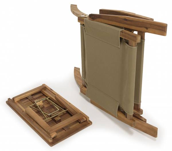 Salon de jardin en acacia 2 personnes Marron - Bois massif - 89 x 93 x 76 cm