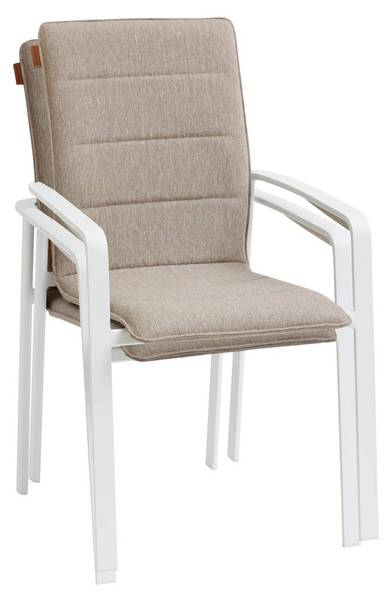 Fauteuil de jardin empilable DIESE Beige