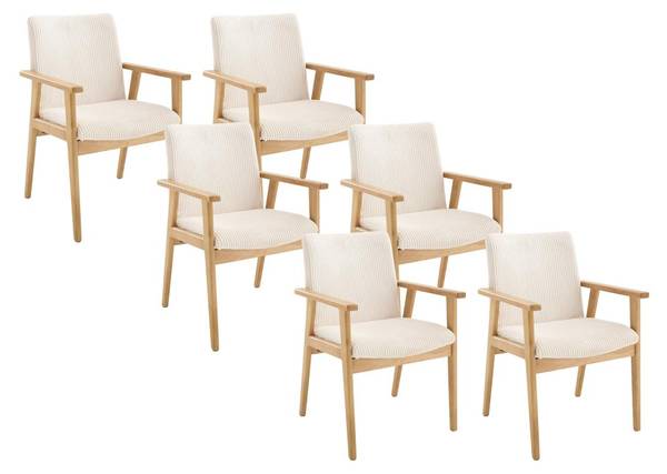 Stuhl FILDON 6er-Set Creme - 6er Set