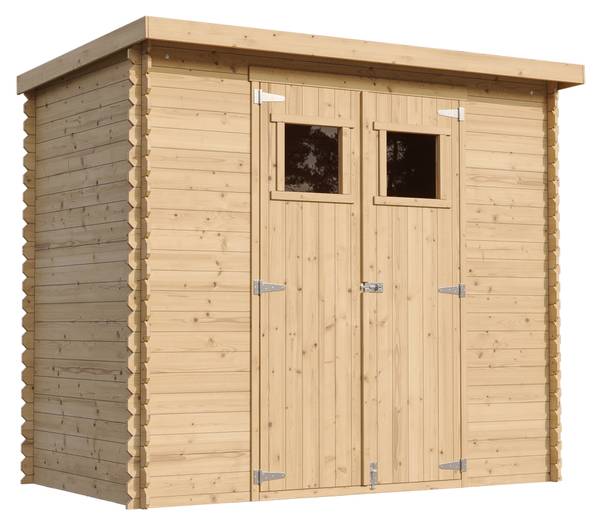 Gartenhaus M310 Beige - Fichte - 235 x 200 x 130 cm