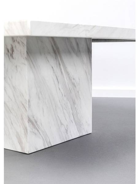 Couchtisch Artistico Marble Weiß - Marmor - 100 x 42 x 100 cm