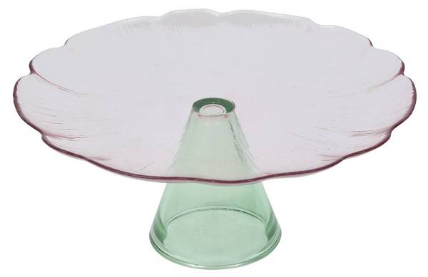 Ausstellungsständer FLEUR DE ROSE Pink - Glas - 28 x 12 x 28 cm
