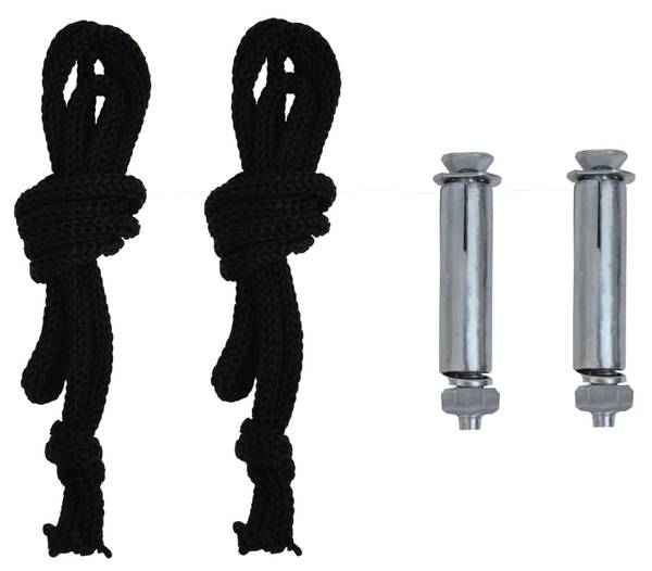 Balkon-Seitenmarkise 3012299-1 Schwarz - 85 x 70 cm