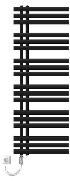 Badheizkörper MITO Schwarz - Metall - 3 x 140 x 50 cm