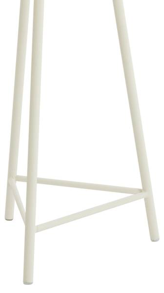 Stehleuchte ADETA Weiß - Metall - 37 x 147 x 37 cm