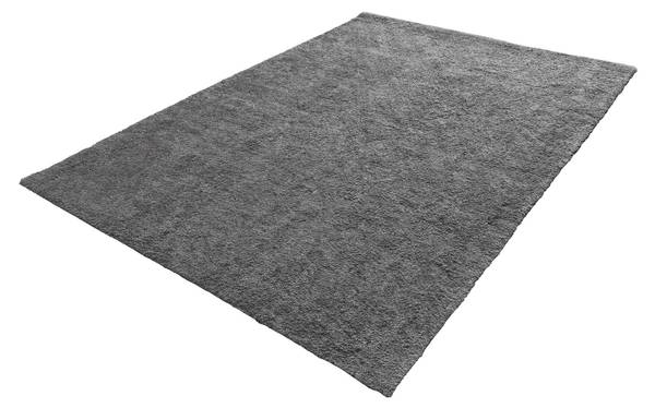 Teppich CLOUD 9 Grau - Baumwollstoff - Polyester - Wolle - 350 x 240 cm