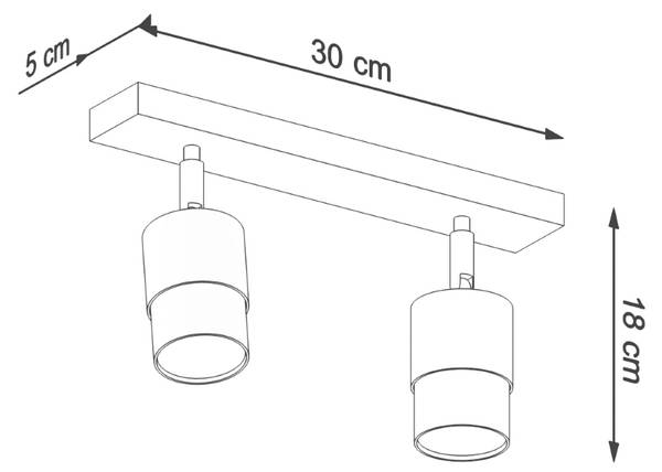Deckenlampe Nero Gold