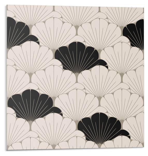 Fliesen Stilvolles Blatt 4er Set 50 x 50 cm