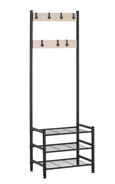 Schuhschrank RE6749 Beige - Metall - 40 x 175 x 60 cm