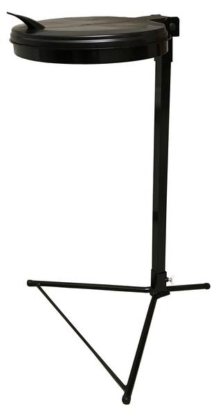 Müllsackständer Tango mit 15 Müllsäcken Schwarz - Metall - 38 x 90 x 38 cm