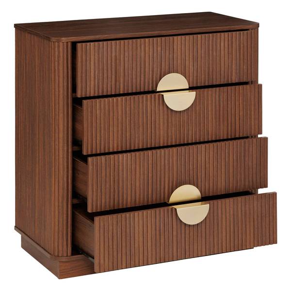 Kommode WANY Braun - Holzwerkstoff - 40 x 85 x 80 cm