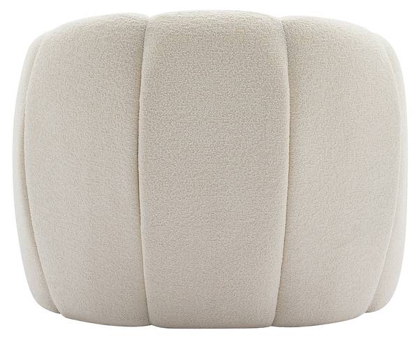 Sessel mit gerader Rückenlehne DELIPO Beige - Textil - 93 x 73 x 76 cm