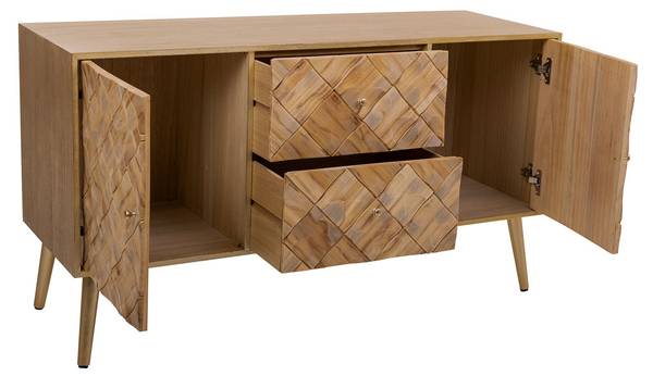 Meuble bas Masaya Marron - Bois manufacturé - 118 x 65 x 41 cm