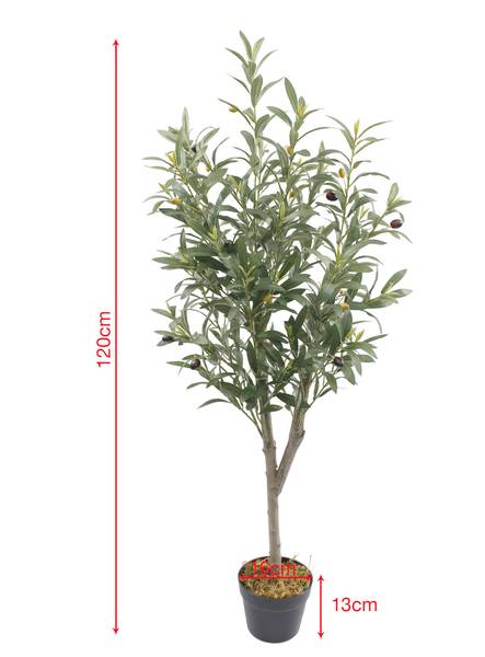 Plante Artificielle Faux Olivier RE7046 35 x 120 x 35 cm