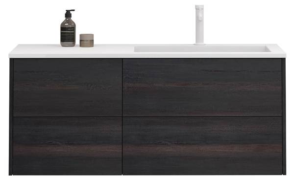 Waschtisch Moment Eiche Schwarzbraun Dekor