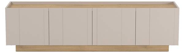TV-Board ANARZA Beige - Braun - Holz teilmassiv - 180 x 47 x 40 cm