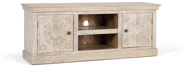 TV-Schrank 1994 Braun - Massivholz - 152 x 60 x 40 cm