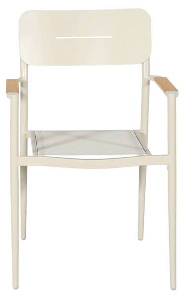 Armlehnstuhl Fira 4er Set Beige