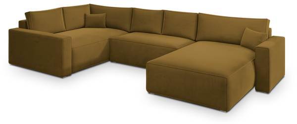 Ecksofa VELAMI M Gelb