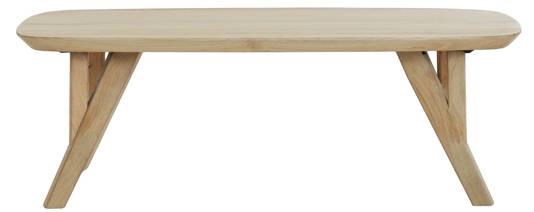 Couchtisch QUENZA Braun - Massivholz - 65 x 40 x 120 cm
