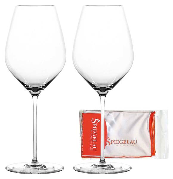 Universalgläser Hi-Lite 2er Set + Tuch Kristallglas - 9 x 24 x 9 cm