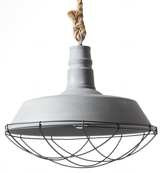 Hängelampen 1815165 1 Grau - Metall - 47 x 131 x 47 cm