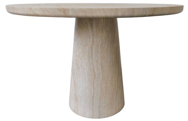 Esstisch DANLI Beige - Stein - 110 x 75 x 110 cm