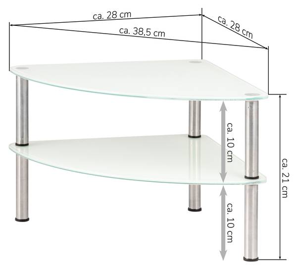 Tellerregal 64636 Weiß