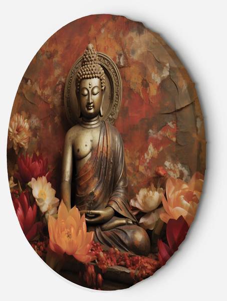 Wandbild Buddha 60 x 60 cm