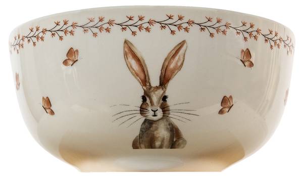 Suppenschale Ida&Bowl Beige - Porzellan - 14 x 7 x 14 cm