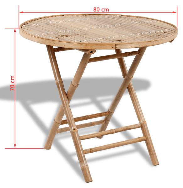 Gartenmöbel Set 41497 (5-teilig) Braun - Massivholz - 80 x 70 x 80 cm