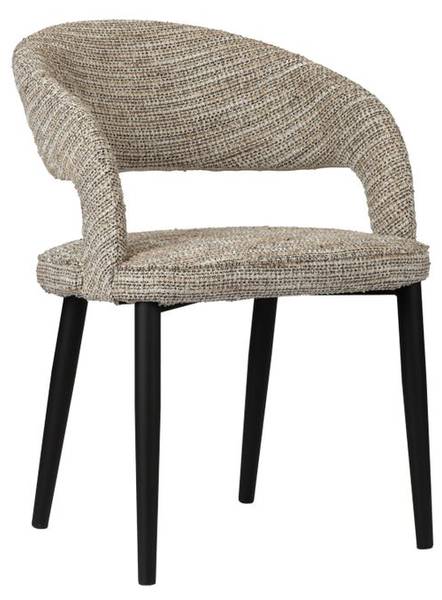 Polsterstuhl Tusk (2er-Set) Hellbraun