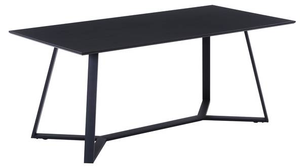 Tisch DCLXXXII Grau - Holzwerkstoff - Metall - 180 x 75 x 90 cm