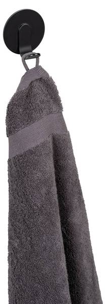 Handtuchhaken BIVIO Schwarz - Metall - 6 x 7 x 4 cm