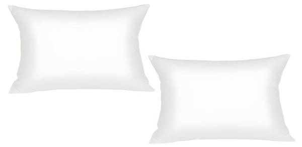 Kopfkissen ULTRA CONFORT 2er-Set Weiß - Textil - 60 x 1 x 60 cm
