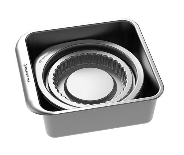 Backset Smart Space 7-teilig Grau - Metall - 2 x 2 x 1 cm