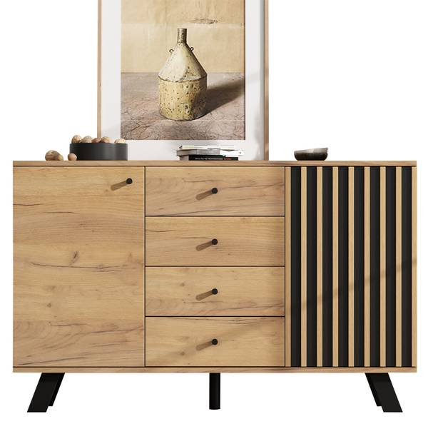 Sideboard Breaker Braun - Holzwerkstoff - 120 x 75 x 38 cm