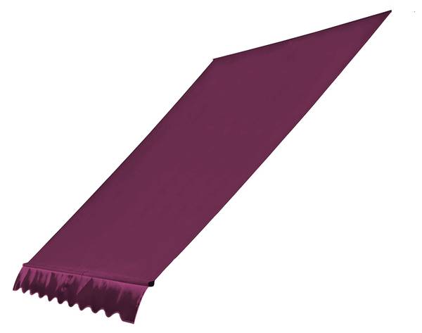 Ersatzdach Klemmmarkise Romeo Bordeaux - Breite: 186 cm