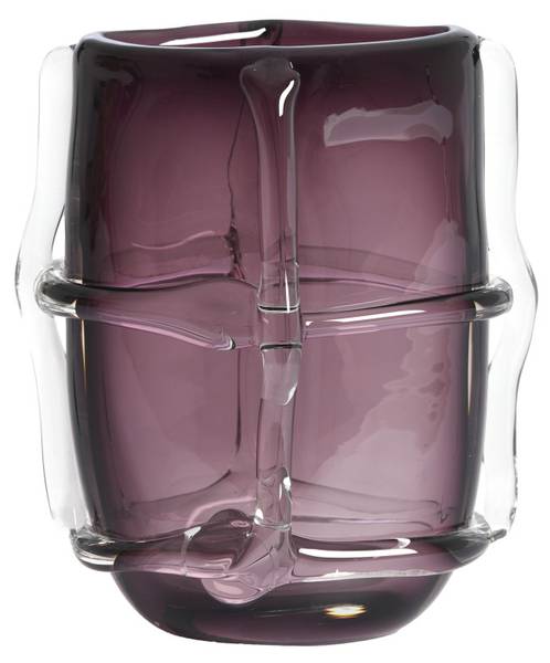 Topf ASHORO Violett - Glas - 14 x 22 x 19 cm